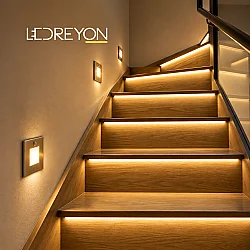 Sensörlü Kare Merdiven Led Spot Kare Merdiven Spot Koridor Aydınlatma Armatürü