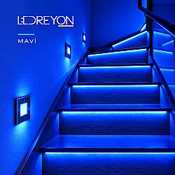 Sensörsüz Kare Merdiven Led Spot Kare Merdiven Spot Koridor Aydınlatma Armatürü