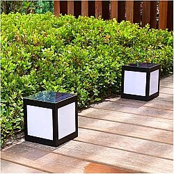 Solar Set Üstü Küp Bahçe Aydınlatma Güneş Enerjili Bahçe Lambası - 1