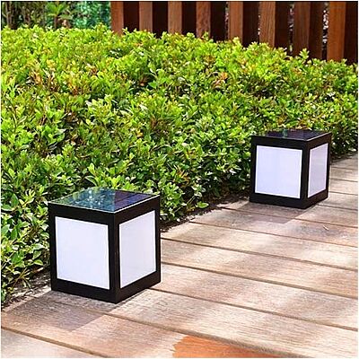 Solar Set Üstü Küp Bahçe Aydınlatma Güneş Enerjili Bahçe Lambası - 1
