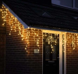 3 Metre Dış Mekan Su Geçirmez Saçak Led Işık Ip Led Dış Mekan Bahçe Aydınlatma Yılbaşı Aydınlatması - Thumbnail