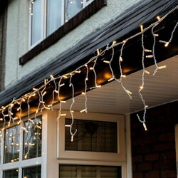 3 Metre Dış Mekan Su Geçirmez Saçak Led Işık Ip Led Dış Mekan Bahçe Aydınlatma Yılbaşı Aydınlatması - Thumbnail