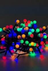 Suya Dayanıklı Cherry Ball Snake Top Led Işık 4 Metre 200 Ledli Animasyonlu - Thumbnail
