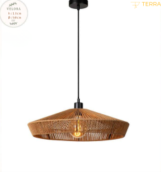 Terra Velora Bohem Dekoratif Avize Rustik İskandinav Tarzı Cafe Restoran Salon Avizesi