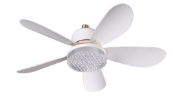 Ledreyon - Uzaktan Kumandalı 3 Modlu Tavan Vantilatörü Ledli Pervane Vantilatör